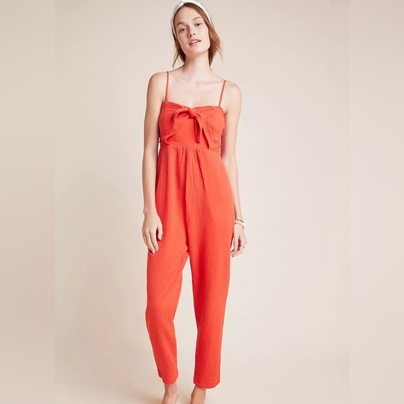 Anthropologie Pants - Anthropologie Isabel Tie Front Jumpsuit. NEW